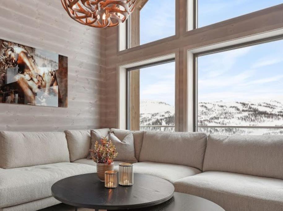 Flygende Utsiktshytte Med Magisk Utsikt Sogndal Dış mekan fotoğraf