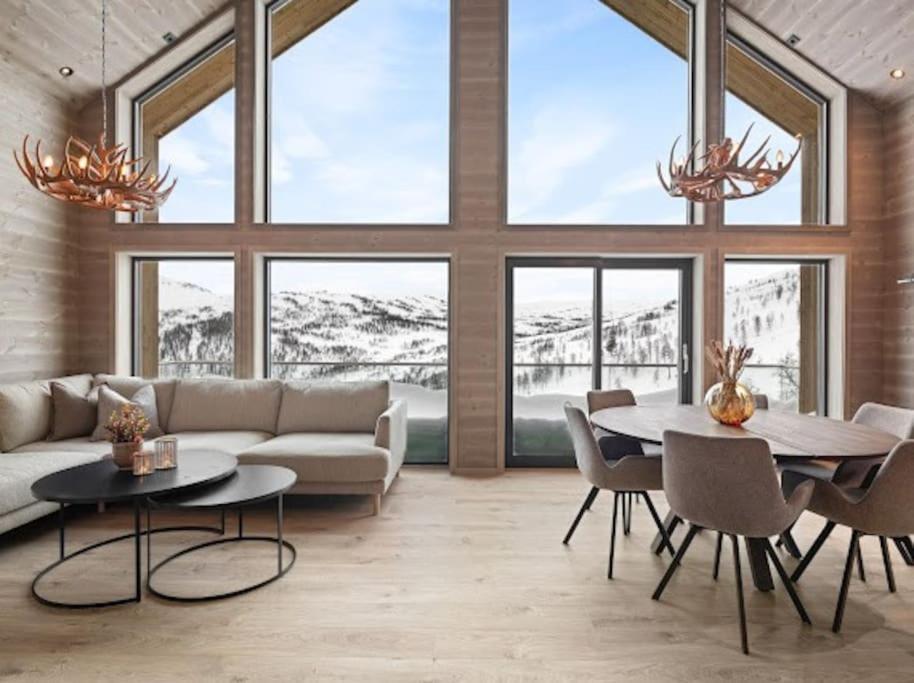 Flygende Utsiktshytte Med Magisk Utsikt Sogndal Dış mekan fotoğraf