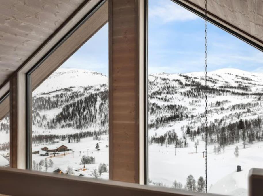 Flygende Utsiktshytte Med Magisk Utsikt Sogndal Dış mekan fotoğraf