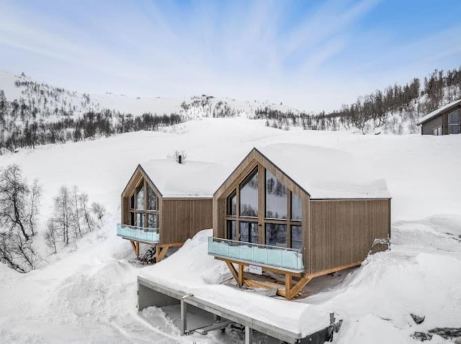 Flygende Utsiktshytte Med Magisk Utsikt Sogndal Dış mekan fotoğraf